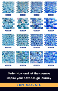 Mosaico de Vidrio Azul para <span class=keywords><strong>Piscina</strong></span> de 73x48, Azulejos de Pared para Decoración de Dormitorio, Baño, Cocina y Pasillo - Product Image 3