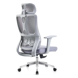 Ergonomic Mesh Office Chair 75cm Backrest Height Adjustable Swivel With 4D Armrests For Long Term Sitting - Product Image 3