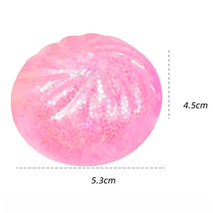 Juguetes Sensoriales Antiestrés de Peluche con Purpurina en Forma de Dumpling, Caja Sorpresa, Juguetes de Compresión Coloridos para Niños y Adultos - Product Image 6