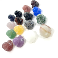 Venta al por mayor a granel cristal natural tallado cristal pato para regalos recuerdos