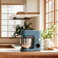 Robot culinaire électrique 1500W, 5L, avec mixeur, hachoir à viande et balance intégrée, boîtier en plastique, pour usage domestique