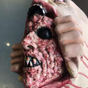 Máscara de Látex de <span class=keywords><strong>Zombie</strong></span> para Cosplay, Tamaño Real, <span class=keywords><strong>Realista</strong></span>, para Disfraces de Halloween, Fiesta de Terror, para Adultos - Product Image 5