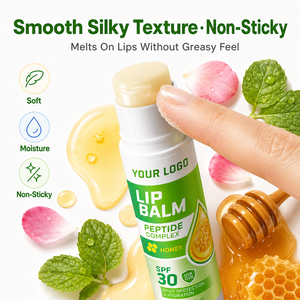 Bálsamo Labial con Péptidos y SPF 30, Nutritivo, Repara Labios Secos y Agrietados, Bálsamo Labial con Miel y Péptidos, ODM OEM, Superventas - Product Image 5