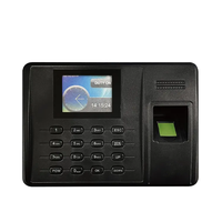 Sistema de Control de Asistencia Biométrico USB con Lector de Huellas Dactilares y Reloj Checador con Función de Reinicio para Registro de Entrada/Salida de Empleados