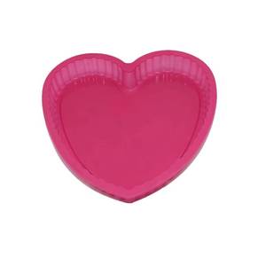 Eco-Friendly Heart-Shaped Pan 3D <b>Silicone</b> Valentine's Gift Reusable Heat Cake Mold - Product Image 4