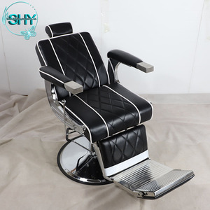 Moderne noir <span class=keywords><strong>pas</strong></span> <span class=keywords><strong>cher</strong></span> prix BarBer rétro hommes huile <span class=keywords><strong>tête</strong></span> chaise salon de coiffure salon de coiffure style chaise de barbier <span class=keywords><strong>à</strong></span> vendre - Product Image 6