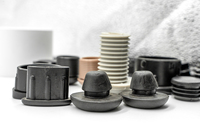 Bouchons de finition carrés filetés toutes tailles pour meubles, protection de sol, embouts de tube, bouchons pour meubles, tables, chaises, etc.
