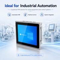 Computadora HMI Resistente de 10.4 Pulgadas con Pantalla Táctil Capacitiva, Interfaz de Máquina Windows/Linux, Compatible con Windows/Linux, PC Táctil Industrial