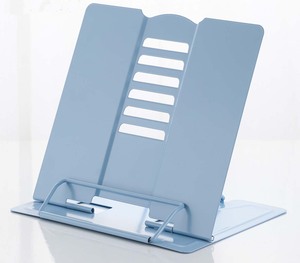 طالب الأطفال المحمولة قابل للتعديل طوي الأيدي الحرة سطح المكتب طبخ وصفة كتاب كرتون عرض حامل معدني للقراءة عقد - Product Image 6