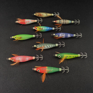 Señuelo de pesca de calamar de hundimiento lento con falda luminosa y anzuelo para aguas poco profundas - Product Image 6