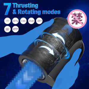 Masturbatore Automatico Submarine Airplane Cup con Vibrazione Rotante Telescopica per Allenamento del Pene Maschile, Modello MY-0331 - Product Image 3