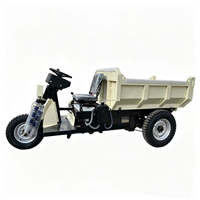 Mini-dumper électrique sur chenilles Sinman 1,5 tonne pour charges lourdes, benne basculante, boîte de vitesses pour l'exploitation minière