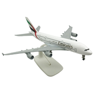 Vente en gros, artisanat en métal personnalisé, alliage de Zinc moulé sous pression, 20cm, 1:400, modèle avion