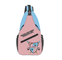 Sac de poitrine GPD Gamma Phi Delta, design personnalisé, sac à bandoulière décontracté pour les sœurs de la sororité, sac de voyage en plein air, sac de poitrine unisexe