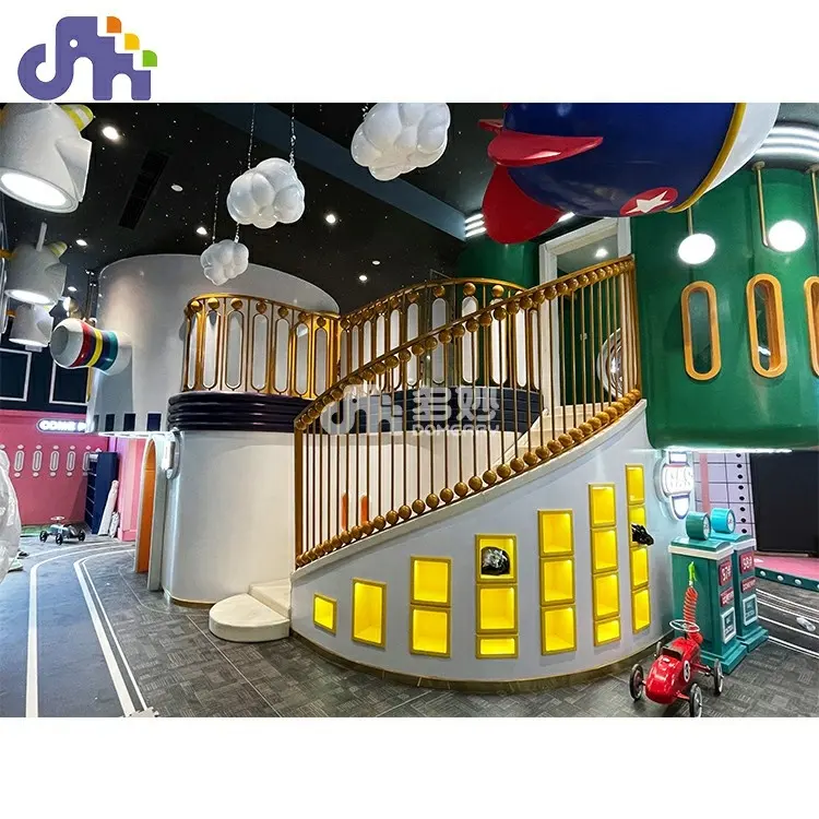Centro de entretenimiento familiar para niños, juego interior, parque infantil, equipo de juegos para interiores (antiguo)