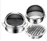 Grille d'aération ronde OEM personnalisable-Plusieurs tailles et couleurs RAL disponibles