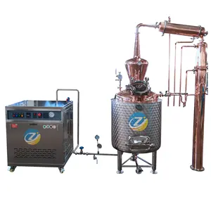 250l Bestseller Etherische Olie Distilleerderij Equipment Koper Distilleerder Machine Voor Maneschijn Stills