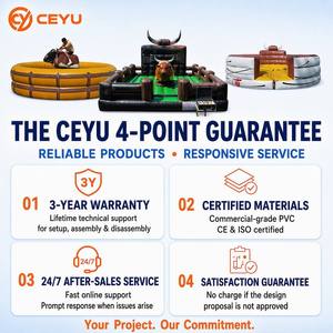 Colchoneta de Seguridad Inflable Ceyu para Toro Mecánico, Cojín Protector para Montar en Toro, Accesorio de Equipo Comercial, Tamaño Personalizado, PVC - Product Image 6