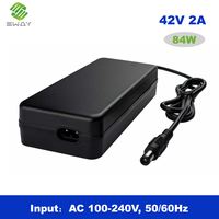 Chargeur de vélo électrique compatible Apollo 42V 2A, directement de l'usine, pour batterie lithium-ion 36V, adaptateur d'alimentation pour vélo électrique et scooter