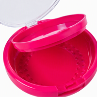 Boîte de maquillage vide en gros pour fard à joues, emballage cosmétique rond personnalisé, boîte de maquillage couleur personnalisée pour poudre de fard à joues et maquillage du visage