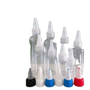 Empty 60ml 100ml 150ml clear Plastic Hair Oil <b>Squeeze</b> Applicator Packaging <b>Bottle</b> With Twist-open Dispensing Cap - Product Image 5