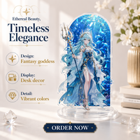 Promotion : Figurine personnalisée en acrylique transparent avec image de personnages d'anime, impression sur mesure