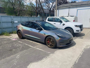 Film de protection BKE Dark Satin Flip Psychedelic TPU PPF auto-réparateur, anti-jaunissement, anti-rayures, rejet UV/IR à 90 %, garantie 10 ans pour la peinture de carrosserie automobile - Product Image 2