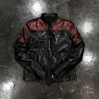 Veste en cuir véritable pour homme de haute qualité, style streetwear, avec patchs brodés personnalisés, imperméable, veste en cuir de type Letterman pour homme
