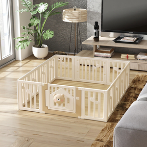 Corralito Moderno Desmontable para Bebés, de Plástico, para Interiores, con Diseño de Casa de Osos, para la Seguridad de Niños Pequeños, para Uso en el Hogar y Parques, Venta al por Mayor - Product Image 1