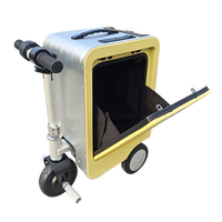 Aliotop SA3 Valise électrique autoportée pour avion longue portée, coffre-fort, design moderne et portable avec cadre en aluminium Expédition rapide