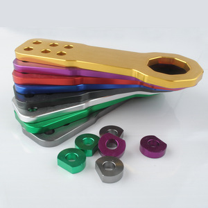 Auso-Racing Gancho de Remolque de Aluminio Universal de 6 Orificios, Accesorio de Carreras para Autos Delantero/Trasero - Product Image 2