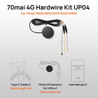 Kit matériel 70 Mai UP04 Câble de surveillance de stationnement 4G pour caméras de tableau de bord T800, X800, A510, 4K A810 et X200