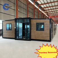 Maison conteneur portable de 20 pieds, entièrement décorée, préfabriquée, conforme aux normes australiennes, type logement secondaire modulaire