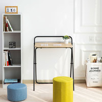 Moderne Opvouwbare Metalen Laptop Bureau Top Computer Staande & Lezen Bijzettafels Voor Woonkamer Meubels