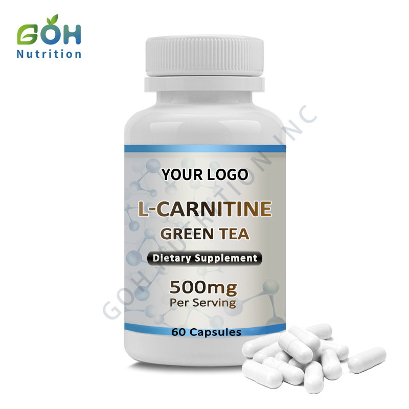 GOH OEM Marque distributeur Capsules/Comprimés de L-Carnitine pure pour l'amincissement du corps Caosules de thé vert pour brûler les graisses L Carnitine