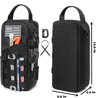 Sac organisateur d'outils tactique MOLLE, pochette de transport détachable pour matériel EDC