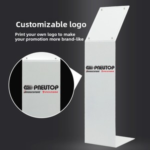 Expositor de Piso Acrílico A4 para Precios de Autos, con Logotipo Personalizado, Base Resistente al Agua, para Exhibición en Concesionarios y Ferias Automotrices - Product Image 2