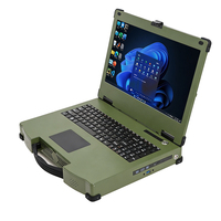 Ordinateur portable industriel robuste haute performance, processeur Core i7, RTX3050, 1920x1080, haute luminosité, lisible en plein soleil, 16 Go de RAM, 1 To, étanche