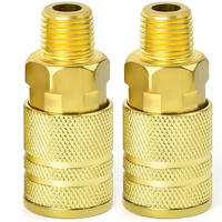 Raccord rapide en laiton 1/4 NPT pour tuyau de ligne d'air