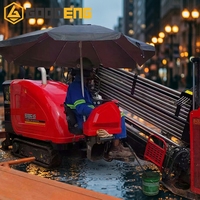 Буровая установка Goodeng Machine GS130-LS (13 тонн) для бестраншейного направленного бурения, малогабаритная установка для бурения скважин под трубопроводы