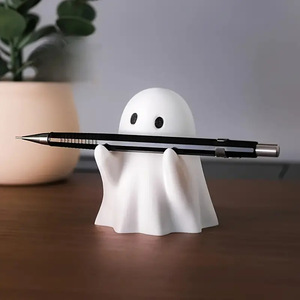 Portalápices Decorativo de Resina con Diseño de Fantasma, Multifuncional y Adorable para el Hogar, la Oficina o el Escritorio, con Estilo Romántico - Product Image 1
