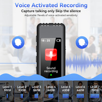 Stylo Enregistreur Vocal Numérique, Reconnaissance Vocale, MP3, Réduction de Bruit DSP, VOR, Charge Rapide USB, 30H d'Autonomie, Enregistrement en un Clic, Plastique, Chine