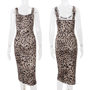 <span class=keywords><strong>Vestito</strong></span> con spalline Sexy con stampa leopardata nuovo 2025 estate stile piccante ragazza aderente - Product Image 6