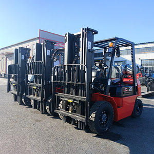 מלגזה סולר מלגזה 3 טון 4 טון 5 טון הרמת 6 מטר stacker כל השטח מלגזה מנוע דיזל - Product Image 6