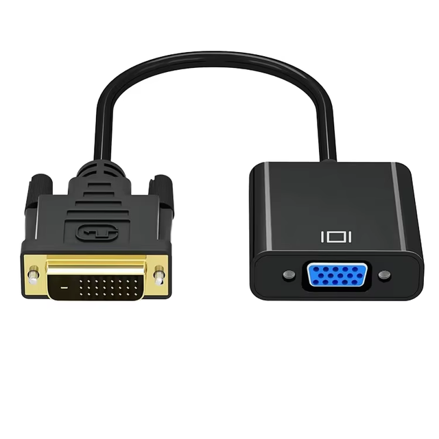D1295 Adaptador Dvi a Vga 1080P Dvi Male to Vga Famale Adapter Cable