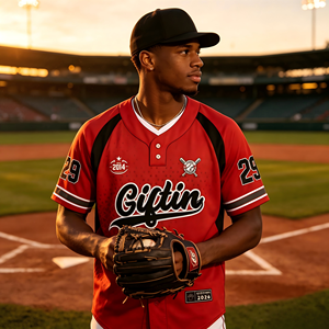 Uniforme de Béisbol Personalizado al por Mayor para Hombre, Impresión de Número y Logotipo del Equipo, Uniforme Transpirable para Equipo o Grupo - Product Image 3