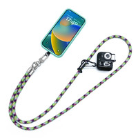 Sangle de téléphone portable en corde de nylon de 120cm de long, accessoires pour smartphone, lanière à bandoulière pour téléphone portable