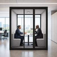 Cabine de studio d'enregistrement insonorisée, pod acoustique, cabine de réunion insonorisée, isolation acoustique modulaire, cabine téléphonique de bureau