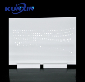 Kunxin khắc laser hình dạng tùy chỉnh Led ánh sáng quang Milky Trắng Pet phản xạ phim - Product Image 3