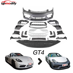 Parachoques Delantero Estilo GT4 982 2016-2024 para <span class=keywords><strong>Porsche</strong></span> Boxster <span class=keywords><strong>Cayman</strong></span> 981 2012-2016, Kit de Carrocería de PP, <span class=keywords><strong>Precio</strong></span> de Fábrica, Ajuste OEM - Product Image 1